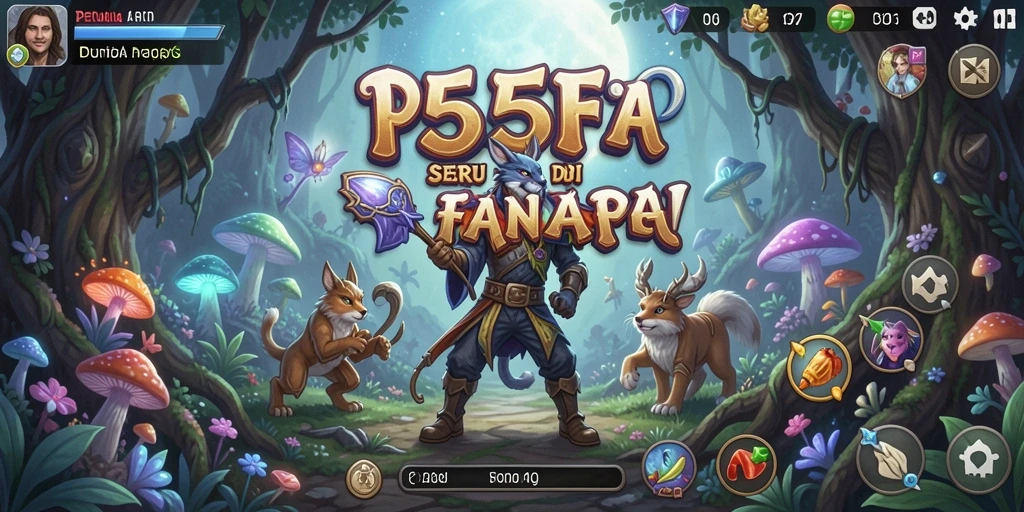Screenshot gameplay 555F yang menunjukkan aksi petualangan menegangkan.