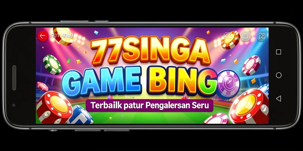 Screenshot utama 77SINGA menampilkan gameplay seru Bingo.