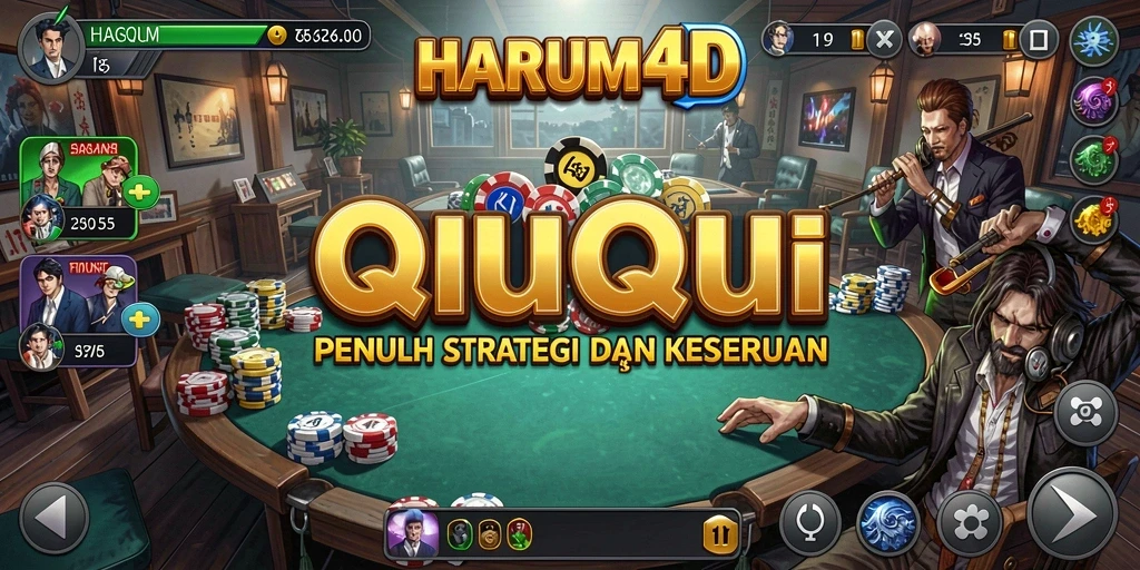 Tampilkan aksi seru gameplay QiuQiu dalam HARUM4D.