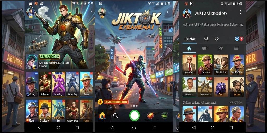 Tampilan utama JKTOK dengan fitur pengelolaan tugas yang efisien.