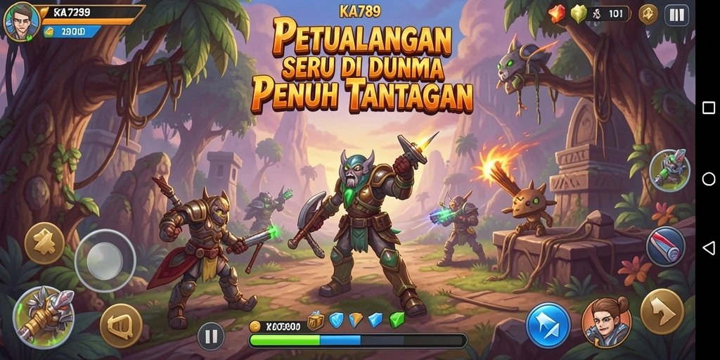 Tampilan gameplay KA789 yang menarik dan penuh aksi petualangan.