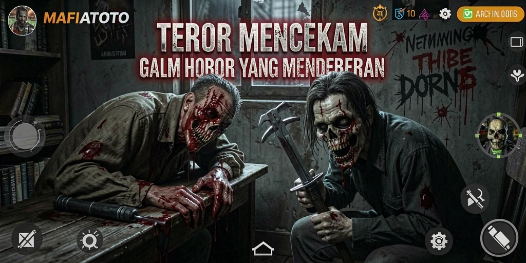 Gameplay MAFIATOTO yang penuh ketegangan dan teror.