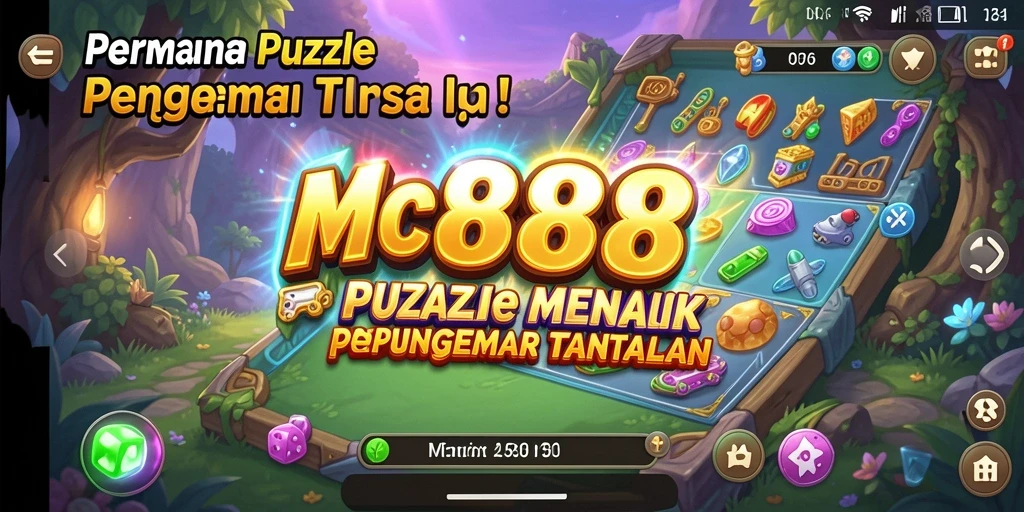 Screenshot MC888 menampilkan gameplay Puzzle yang menarik dan menantang.