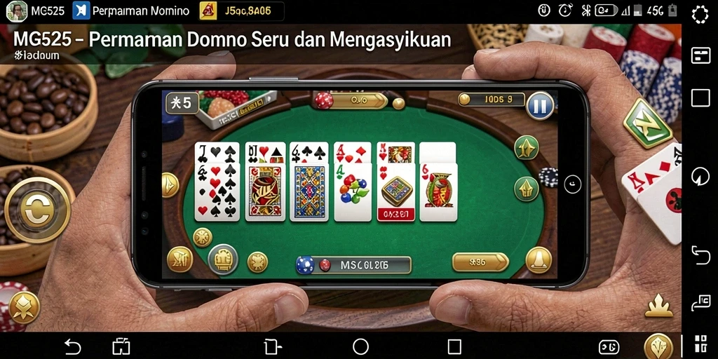 Tampilan gameplay Domino yang menarik dan interaktif.