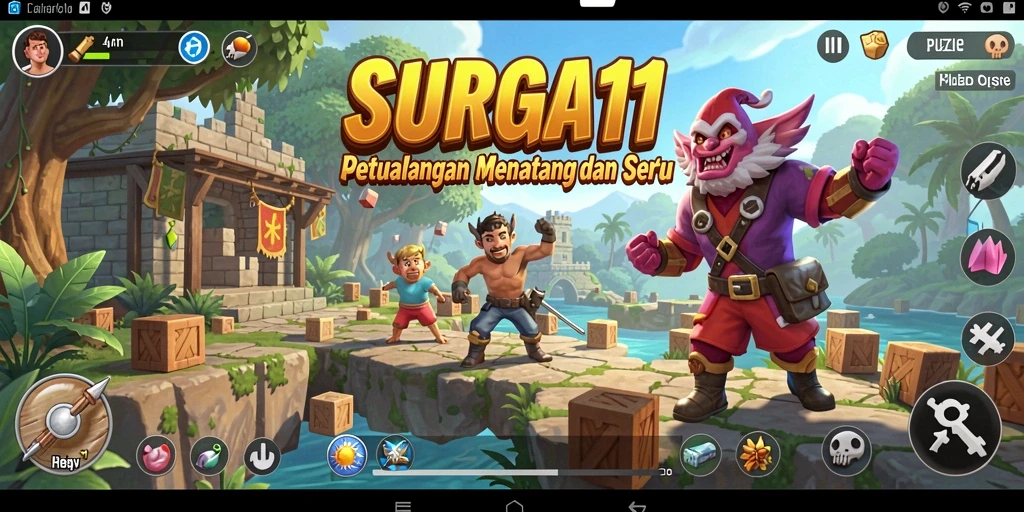 Screenshot SURGA11 menampilkan gameplay Puzzle yang menarik dan menantang.