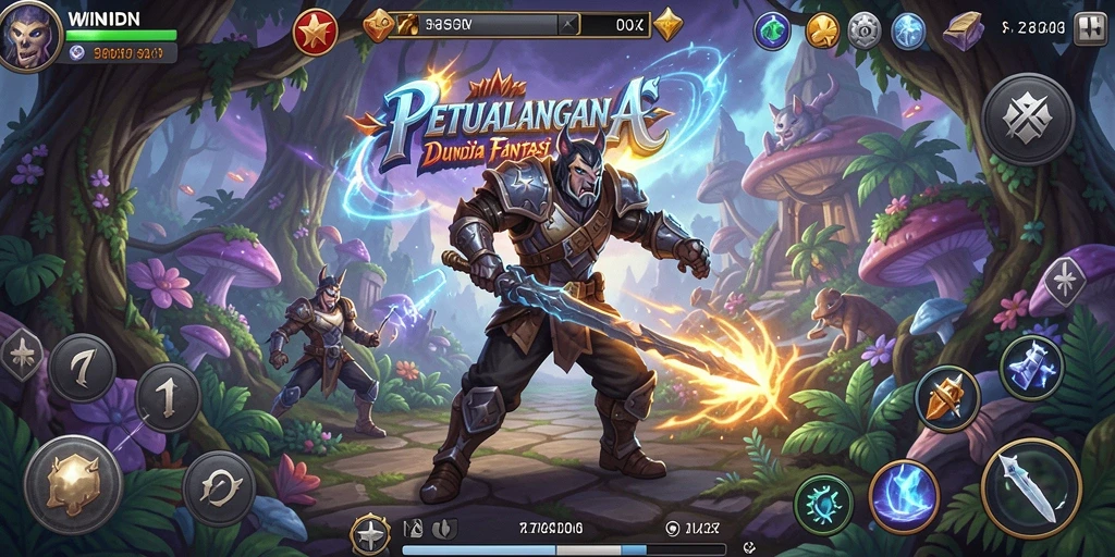 Screenshot gameplay seru dalam dunia fantasi WINIDN.