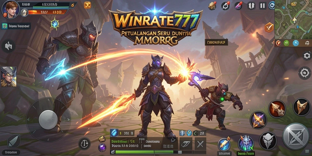 Gameplay seru dengan aksi petualangan dalam WINRATE777.
